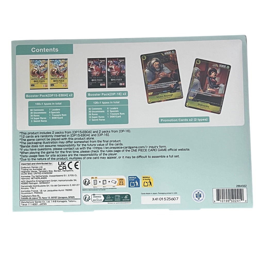One Piece TCG Illustration Box Vol 7 & 8 Set Rayleigh Kid Killer English NEW - Picture 3 of 5